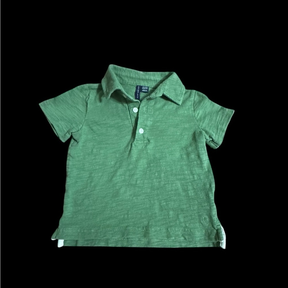 Janie and Jack Classic Green Polo Shirt